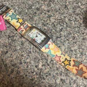 Dooney & Bourke vintage 2000 watch, some wear on the back, needs battery .